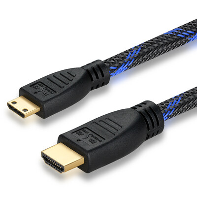 

(Shengwei) HC-5010 HDMI to MiniHDMI двухсторонний конверсионный кабель 1 метр HDMI цифровая линия высокой четкости мини-кабель HDMI