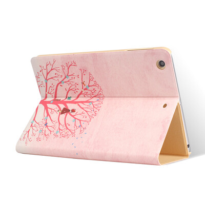 

MITI Cute Smart Leather Case For iPad Air Two Folds Stand Flip Tablets Cover For iPad 5 Multi Colors Free Shipping