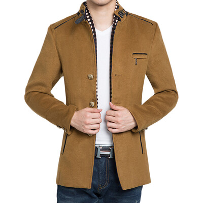 

Necini™ Man'S autumn and winter coat Korean men's casual windbreaker jacket male thin male models Plus Size