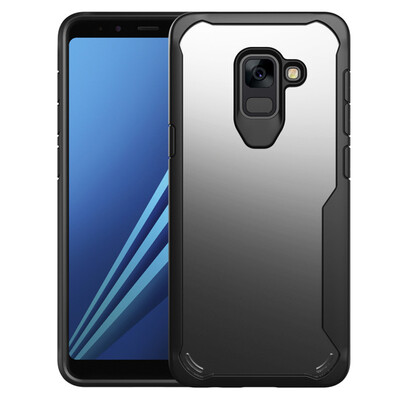 

Goowiiz Luxury Phone Case For Samsung Galaxy A5A7A8 2018 HD Clear Acrylic TPU Silicone Prevent falling Full protection