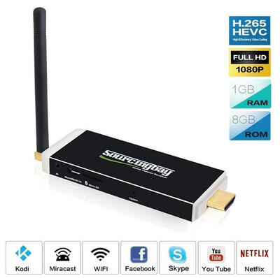 

Android-Коди / XBMC HDMI Потоковое TV Stick - Amlogic S805 Quad Core 1.5Ghz - Sourcingbay
