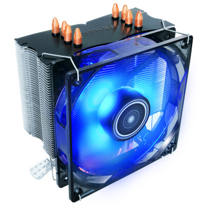 

Antec copper tiger C400 CPU cooler support Rui AMD AMD AM4 platform LED blue PWM temperature control copper base pure copper 4 heat pipe