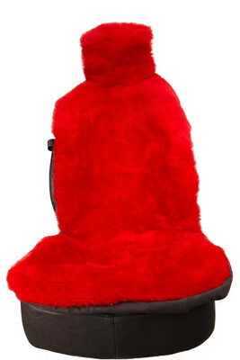 

2 PCS Australian Pure Sheepskin Fur Seat CoverSuper Warm Universal Car Seat Cover1 Pair Wool Car Seat Covers Cushion WSCP02
