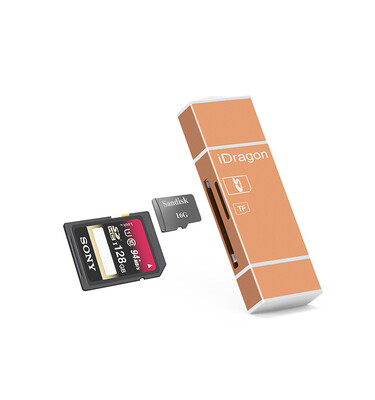 

5 in1 Card Reader Micro SD SDHC TF SD Micro USB Card For iPhone 55s66 7ipad airSamsungHTC Android OTG Cellphone Cardreader