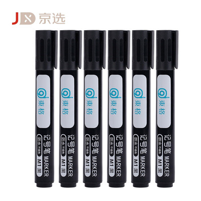 

Dongge M1 black thick head logistics oily marker pen head pen 10 box