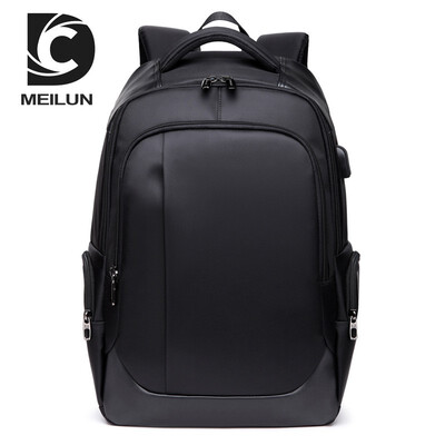 

Korean Casual USB Man Oxford Cloth Shoulder Backpack Male Breathable Wear-resisting Business Computer Bag Travel Bag Student Bag