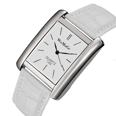

Unisex Creative Quartz Watch Square Dial