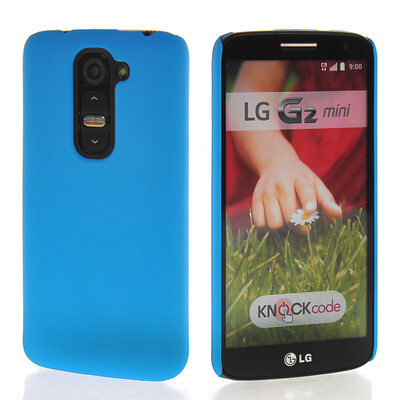 

MOONCASE Hard Rubberized Rubber Coating Devise Back Case Cover for LG G2 Mini Blue
