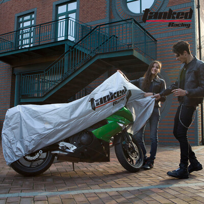 

Tanked Racing Electric Car Battery Scooter Motorcycle Car Cover TMC004 Sun Protection Rain Cover Dust M Code Silver
