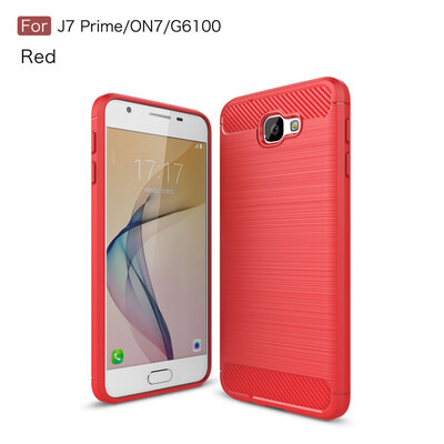 

Goowiiz Phone Case For Samsung Galaxy J5 J7 PrimeON5 ON7 2016 Fashion Slim Carbon Fiber TPU Soft Silicone