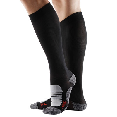 

LIN Compression Pressure Running Socks Riding Socks Men & Women Outdoor Sports Soccer Running Mountaineering Pressure Socks Gradient Compression Sports Socks Black 1