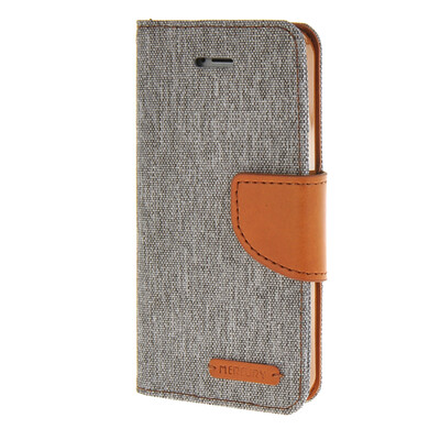 

MOONCASE iPhone 5 / 5S , Leather Flip Wallet Card Holder Pouch Stand Back ЧЕХОЛ ДЛЯ Apple iPhone 5/ 5S Grey