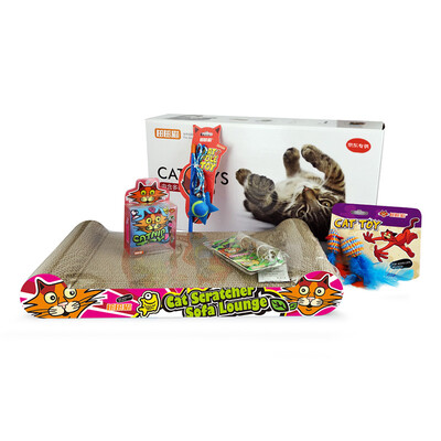 

Tian Tian Cat Jingdong for cat toy set gift box