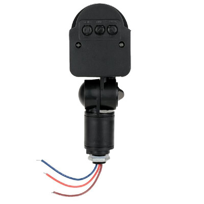 

PIR Human Motion Sensor ACDC 12V 12M 180 Degree Body Sensor Detector MT H1Q7