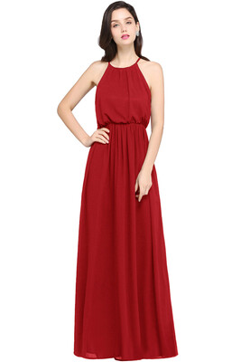 

Evening Long Prom Dress Formal Party Gown Bridesmaid A-line Chiffon Dresses Summer Women Dresses