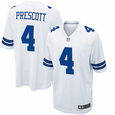 

Mens Dallas Cowboys Dak Prescott Nike Navy Game Jersey