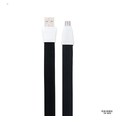 

REMAX Full speed Portable Colorful DATA cable micro USB Data Cable Fast Charge 1m flat silicone Alloy Cable for samsunghuawei