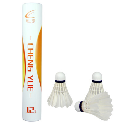 

Chengyue Taiwan fiber double knives ball duck feather flying stable six badminton 12