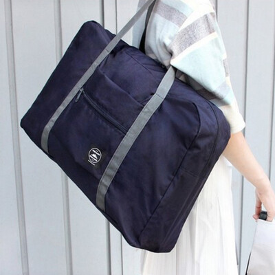 

Shouyou travel waterproof folding travel bag shopping shoulder bag men&women type finishing bag luggage bag storage bag JD-SN-11 dark blue