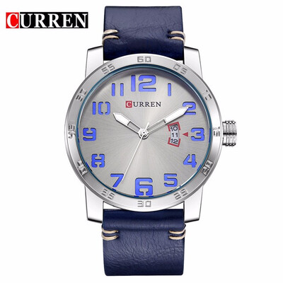 

Curren 2017 men watches relogio masculino luxury military wristwatches fashion casual quartzwatch water Resistant calendar 8254