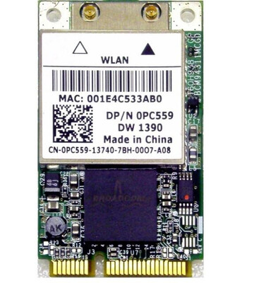 

Wireless Adapter Card for Broadcom DW1390 Wireless Wifi Network pci-e Card for Dell Latitude D620 D630 WI-FI Wlan Network