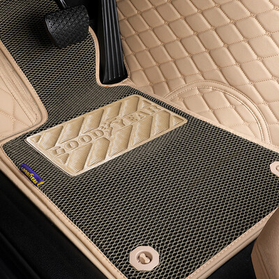 

Goodyear Cars 3D wire circle surrounded by double-layer pads Ford Maverick Volkswagen Magotan Infiniti Q50L Cayenne car custom flying beige