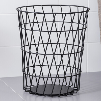 

Ou Runzhe storage basket hamper storage basket large wrought iron multi-purpose basket 19L