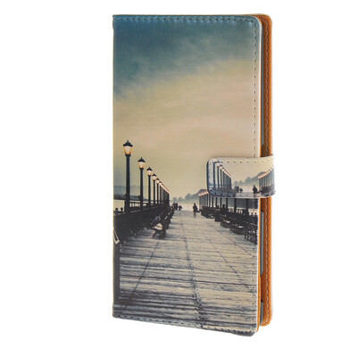 

MOONCASE Sony Xperia М4 чехол Улицы Стиль кошелек кожаный флип Слот для карты Кронштейн обложка чехол A 02