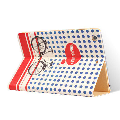 

MITI Luxury PU Leather Colored Drawing Book Stand Case Cover For Apple iPad Mini 1/ 2/ 3 With 2 Folds 16 Patterns