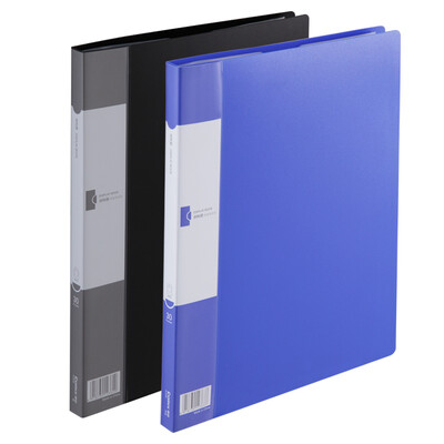 

Coix A4 Information Book Document Book Insert Folder Easy Access File Bag AF30AK 30 Page Blue