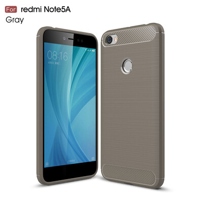 

For Xiaomi Redmi Note 5A Carbon Fiber Phone Cases Soft TPU Anti-Knock Cover For Xiaomi Redmi note 5A case