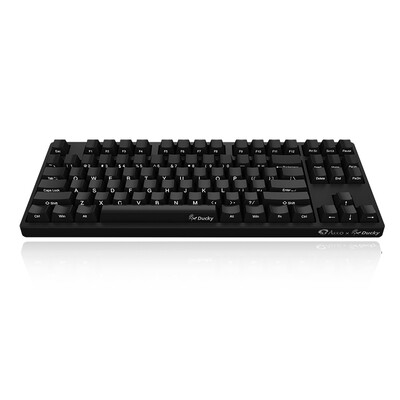 

AKKO Ducky Zero 3087 cherry shaft mechanical keyboard 87 key original cherry axis PBT side engraved black black axis game keyboard wired keyboard