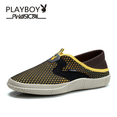 

PLAYBOY brand SummerNewSport casualKorean styleBreathable meshLightweight sneakersSet footMens shoes