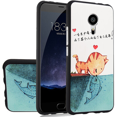 

MOONCASE милый мультик схеме мягкие гибкие силикона тпу корпуса назад дело прикрытие для кожи Meizu Pro 5