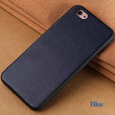 

Genuine Leather Phone Case For Vivo X9 Case Litchi Texture Back Cover For X20 X9S Plus Case