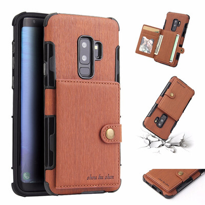

SHS Phone Case For Motorola Moto G5G5 PlusG5SG5S Plus Fashion Concise Leather Wire Drawing Multifunction Purse