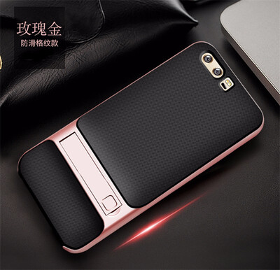 

Goowiiz Phone Case For Huawei P10P10 PlusNova Fashion Slim Shockproof Silicone TPU PC Hard Bracket