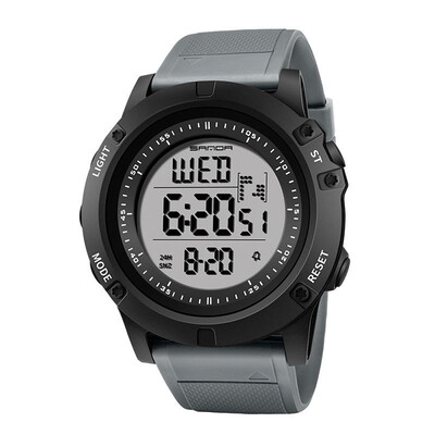 

SANDA 372 Sport Men Watches Waterproof Running Led Electronic Digital Mens Wristwatch