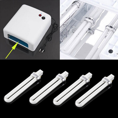 

4Pcs 9W Curing UV Gel Lamp Gel Nail Art Dryer Light Bulb Tube Replacement
