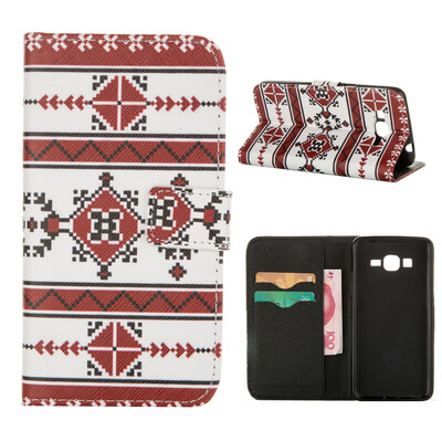

MOONCASE ЧЕХОЛ ДЛЯ Samsung Galaxy Grand Prime G530 Flip Leather Foldable Stand Feature [Pattern series] /a19