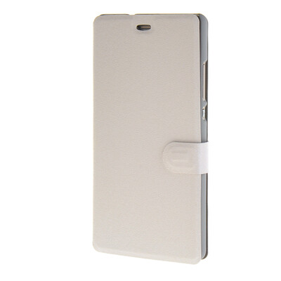 

MOONCASE Matte Skin Flip Leather Wallet Card Slot Stand Back чехол для Sony Xperia M4 AQUA White