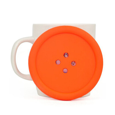 

mymei Cute&Fashion Colorful Silicone Button Coaster Cup Cushion Holder Drink Placemat Mat
