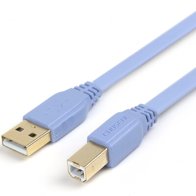 

Auburn (CHOSEAL) QC5303 USB2.0 A / MB / M high-quality flat high-speed ultra-thin print data cable 1.5 m