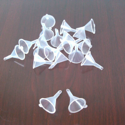 

Vanker 10pcs Plastic Mini Funnels For Filling Small Samples Perfume Liquid Emulsion