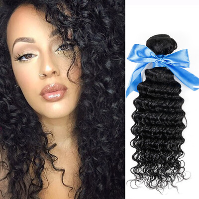 

WYF Peruvian Virgin Hair Deep Wave 4 Bundles 100 Unprocessed Human Hair Deep Wave