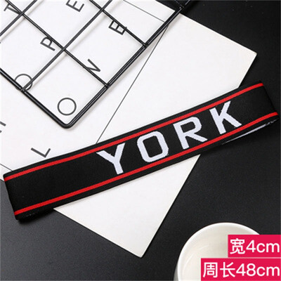 

Sport Yoga Elastic Hair Bands For Adult And Kids Alphabet Letter Headbands Girls Hair Accessories 2018 Hot Sale