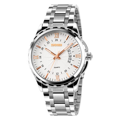 

SKMEI Fashion Waterproof Retro Watch Stainless Steel Strap