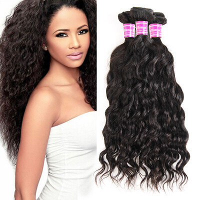 

Glary Mongolian Virgin Hair Natural Wave Bundles With Closure 100 Unprocessed Human Hair 3 Bundles With Free Part Closure