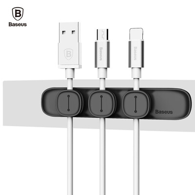 

Baseus Peas Cable Clip Magnet Data Cord Desktop Organizer Magnetic suction CLIP Wide Compatibility Data Cable Organizer