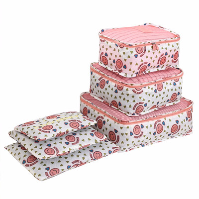

Cntomlv 6Pcs / Set Travel Storage Bag Home Organizer Box для одежды Tidy Pouch Чемодан для одежды Divider Container Outdoor Boxes